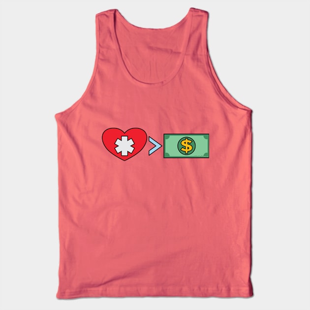 Health > Wealth Tank Top by jmdesantis